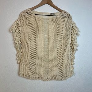Lucky Brand Crochet top size XS Bohemian